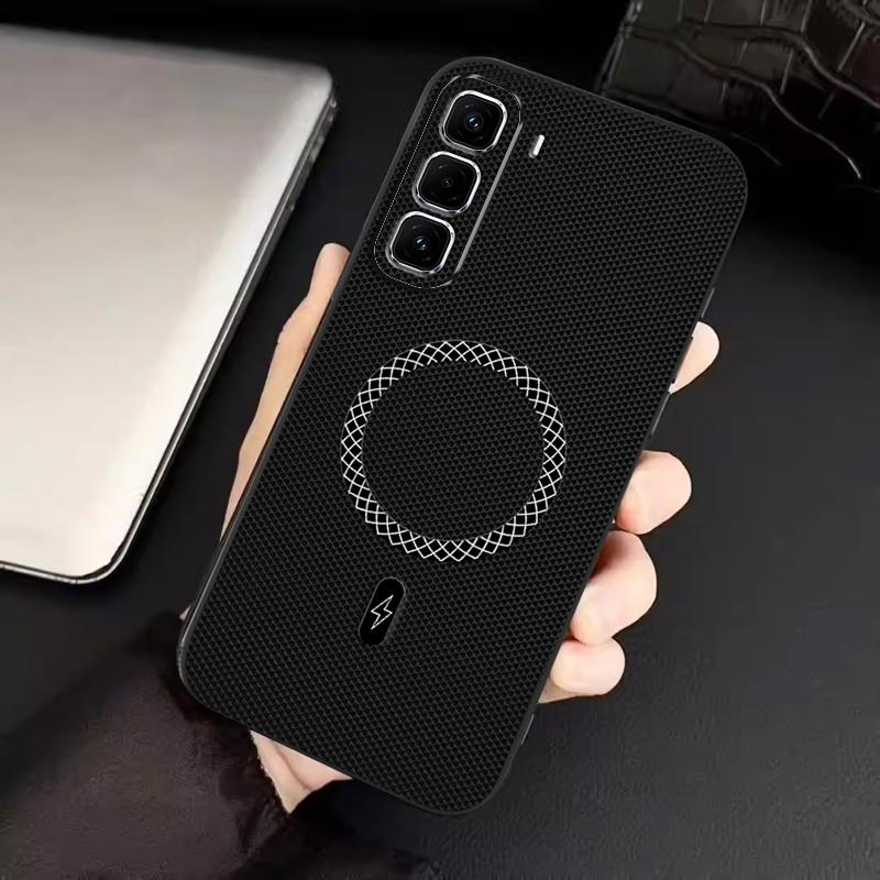 Biruiqu Infinix Hot 50 4G Новый Ультратонкий Магнитный Кожаный Ударопоглощающий Защитный Чехол для Телефона