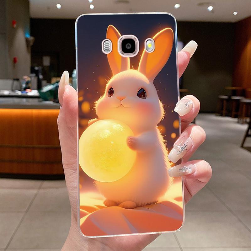 Casing For Samsung Galaxy J5 (2016) SM-J510F / J7 (2016) SM-J710F Soft Cover Luxury Dragon Cute Cool Boys Girls Transparent Case