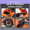 Mclaren 124 720s Игрушечная модель автомобиля из сплава с инерционным управлением для коллекции