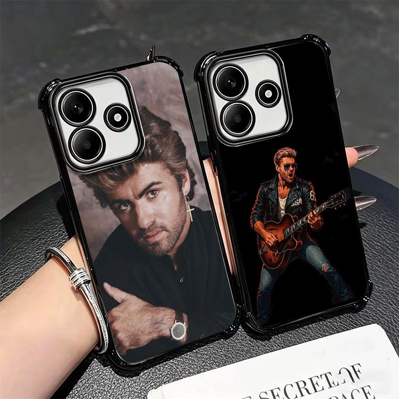 Мягкий чехол для телефона George Michael для Xiaomi Redmi Note 14 15 Pro Plus 13 12 11S 11T 5G 10 9S 9 Покрытие Защита от падения Fundas
