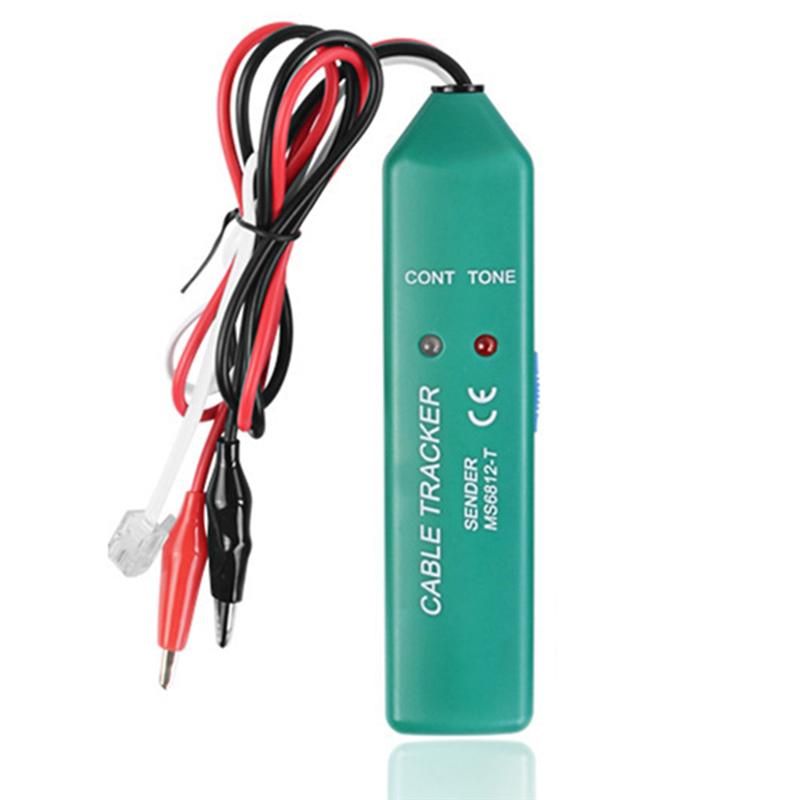 A96I-Ms6812cable Wired Tracker Tester Portable Professional Circuit Breaker LCD Digital Tester Metal Pipe Locator Wire Finder