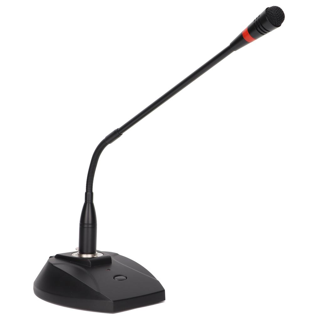 Проводной микрофон с гусиной шеей, настольный микрофон с разъемом XLR и кабелем 6,35 мм для конференц-выступлений