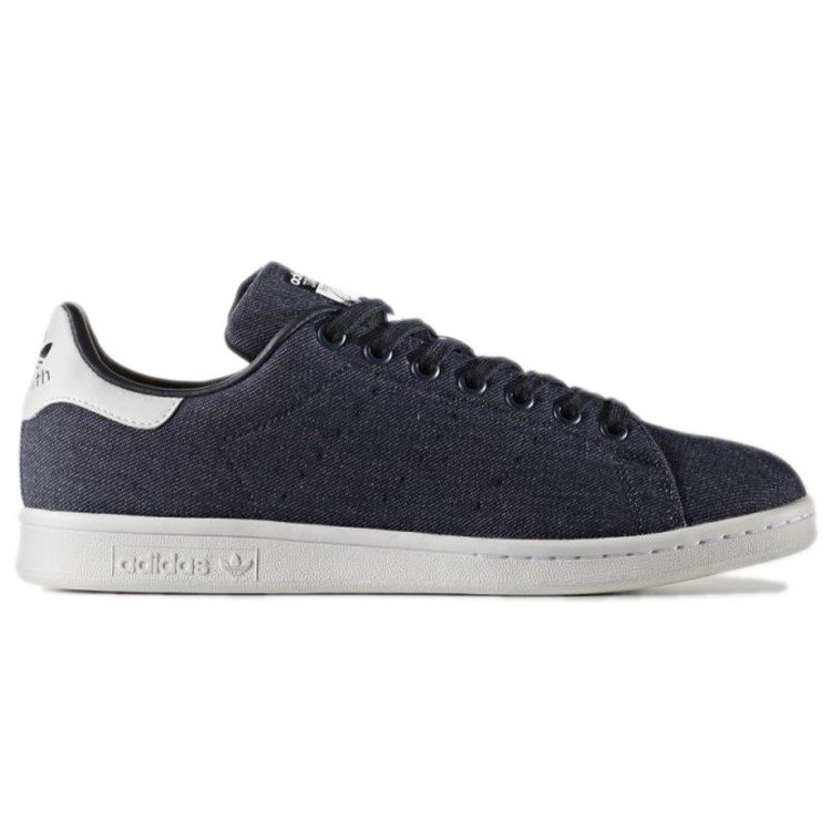 adidas Оригинальные кроссовки Stan Smith с нескользящей подошвой, прочные, с низким верхом, мужские кроссовки, синие BY9190