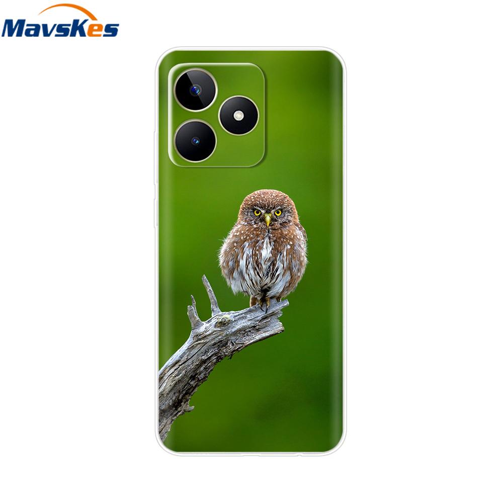 For OPPO Realme C53 C 53 Case Cover Clear Soft Silicone TPU Phone Case Coque For Realme C53 realmeC53 Back Cover Fundas Bumper