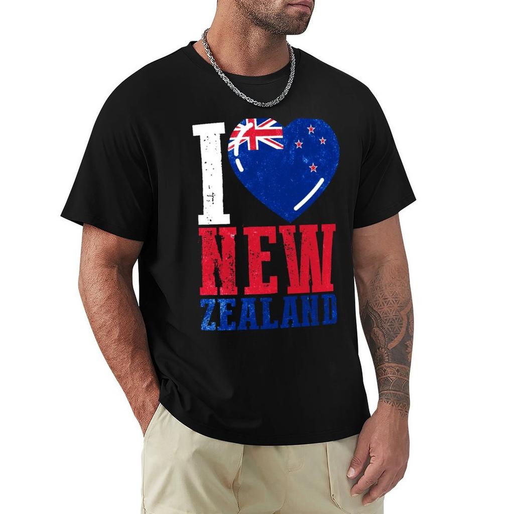 I Love New Zealand Tshirt T Shirt Custom Print Tshirt