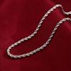 [Onoma] Onm Silver Twisted Rope Chain Necklace (17064068)