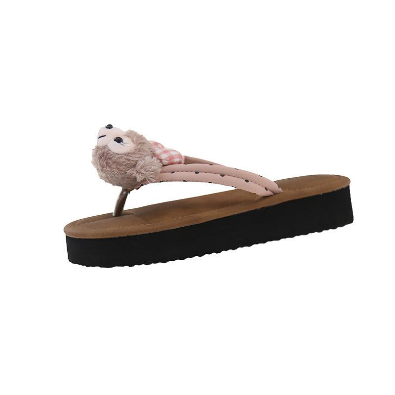 Омолаживающие шлепанцы послушные, мягкие и удобные, толстоподошвенные нескользящие шлепанцы-шины, женская летняя обувь, милая жизненная сила, Ширли