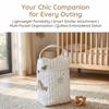 Quilted Baby Diaper Bag Large Capacity Embroidery Mommy Bag Handbags Diaper Organizer  Newborn