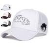 Unisex EVERYONE IS GOING Letter Embroidery Baseball Net Caps Outdoor Adjustable Spring and Summer Casual Sunscreen Hat