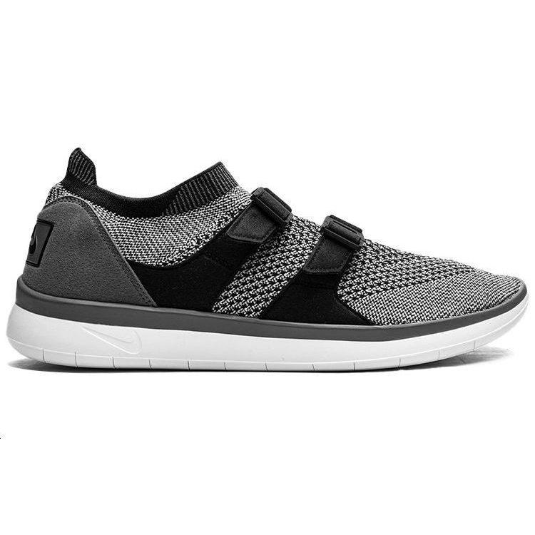 Nike Носок для бега Flyknit 'Белый Черный Темно-серый' 898022-100