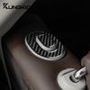 Настоящая мягкая карбоновая наклейка для Fiat 500 2008 2009 2010 2011 2012 2013 2014 2015 Аксессуары для складной панели заднего сиденья автомобиля