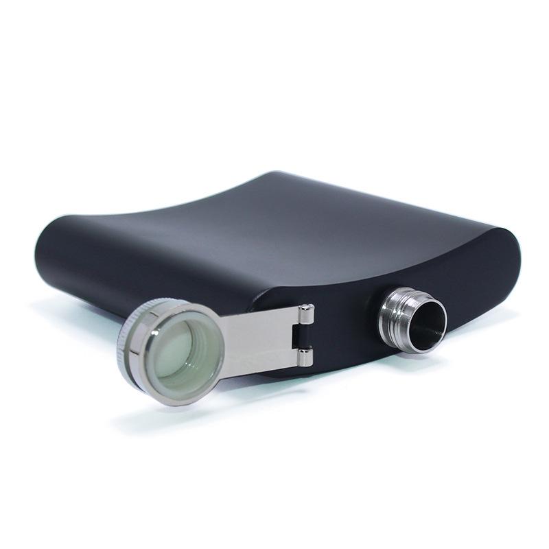 6 унций фляжка из нержавеющей стали с матовым лаком карманная фляжка для алкоголя виски ликерная бутылка с завинчивающейся крышкой дорожная портативная винная кружка