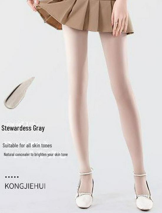 Ультратонкие женские летние чулки телесного цвета: Колготки с защитой от зацепов, невидимые, прочные, украшающие кожу.