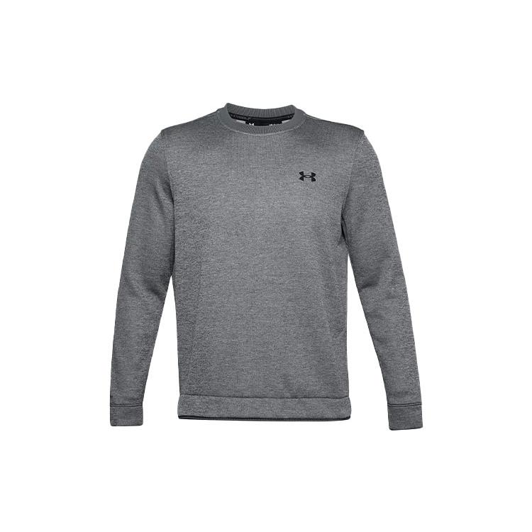 Under Armour Sweatshirts Men's Gray Crew Neck Thickened Regular 1360503-012