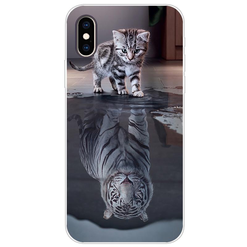 Чехол для iPhone X XS Max XR Чехол окрашенный мягкий силиконовый TPU Задняя крышка для iPhone X XS Max XR Coque Capa Funda Skin ударопрочный