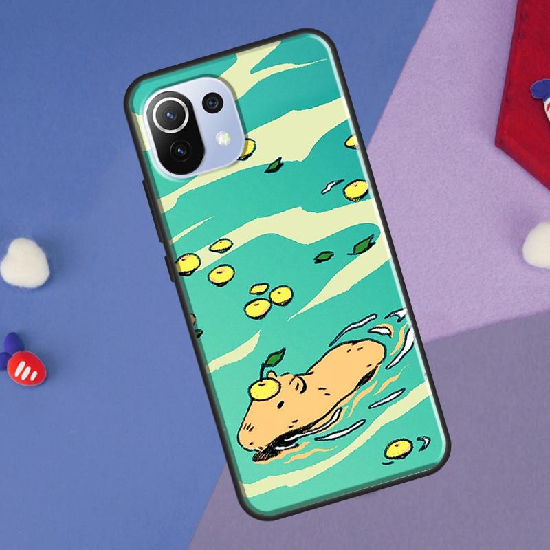 Капибара милое животное Чехол для Xiaomi 13 14 Ultra 11T 12T 13T 14T Pro POCO X7 Pro X3 X5 F3 F5 F6 M6 X6 Pro Case