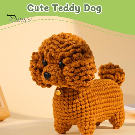 Полный набор для вязания крючком животных. Пошаговые инструкции по набору пряжи Easy-Spin для вязания крючком для начинающих. Крючок для вязания крючком Easy Yarn