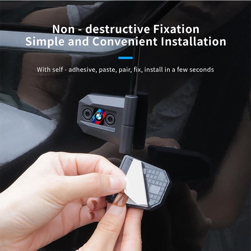 JYPK6 Car Sticker Hood Hinge Protector Anti-Collision Strip, Door Hinge Decor Trim Exterior Accessories Fit for BMW E46 E90 F10 F30 G2