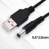 USB Power BoostLine USB 2.0 на DC5.5x2.5 Преобразователь Зарядный Кабель Прямой Изогнутый