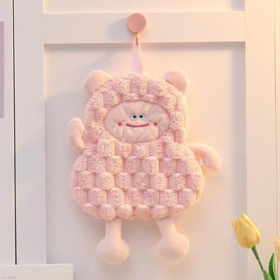 JINGRUIXIANG Мультяшное полотенце для рук из кораллового флиса