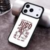 Japanese Martial Arts Judo Phone Case for iPhone 17 16 15 Pro Max Air 14 13 12 11 Plus Shockproof Cover