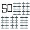 Pe 16 Push-In Tee - Set of 50 Pieces