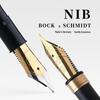 Немецкий набор ручек-перьевых ручек SCHMIDT Bock с позолоченным серебряным пером FH241/FH452
