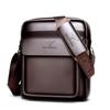 Men's Large Leather Multifunctional Shoulder & Crossbody Bag - Casual Commuting Backpack