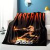 Baseball Customize Your Name Blanket Used For Chair Office Sofa Bed Camping Soft And Warm Giving Friends And Relatives Birthday Graduation Gift