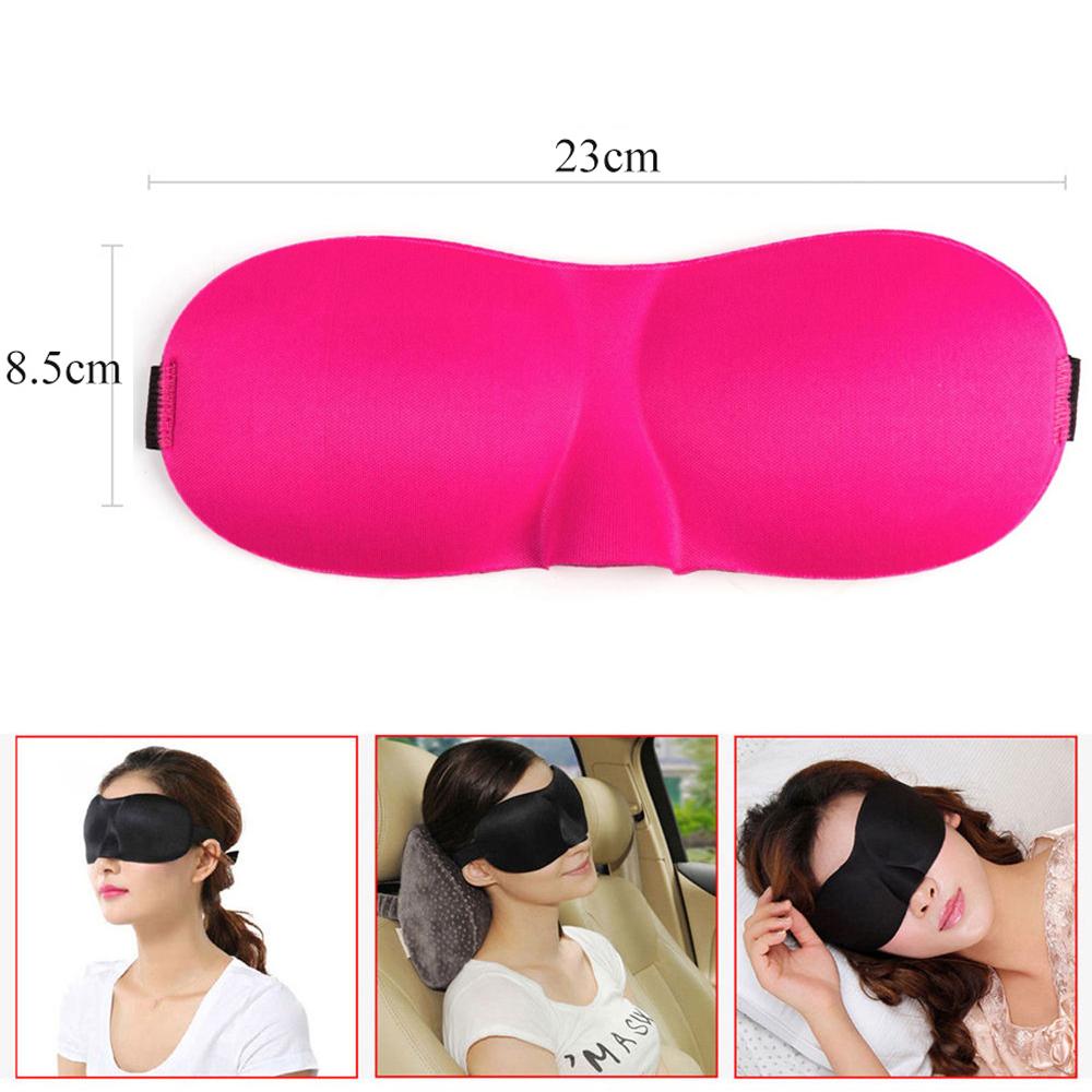 Tcare Fashion 3D Sleeping Eye Mask, Travel Sleep Eye Shade Cover Nap Eye Patch Blindfolds Blinders Create Total Darkness Unisex