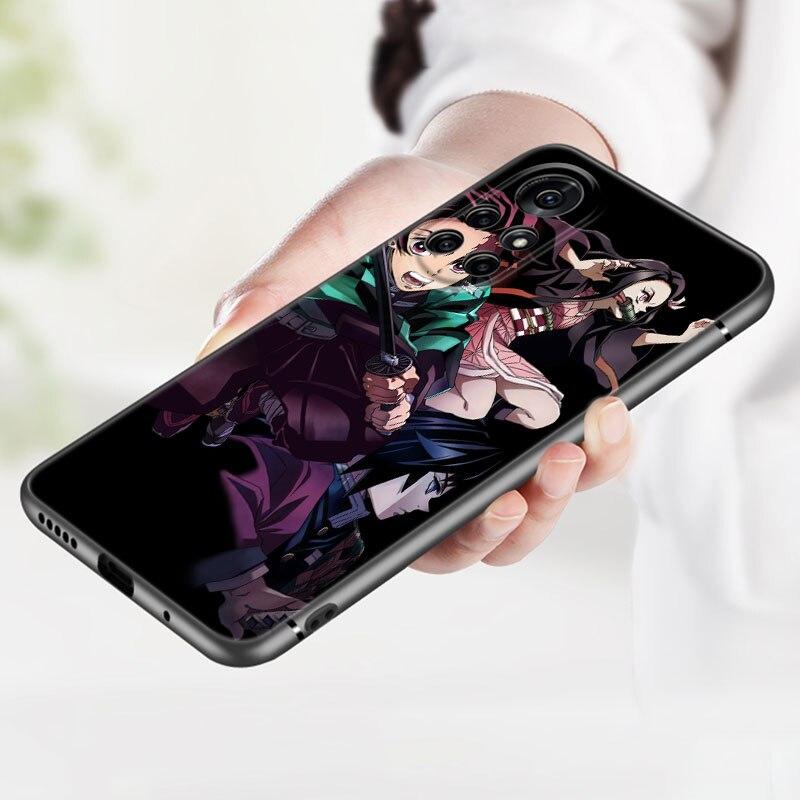 Чехол для телефона с изображением аниме «Убийца демонов» для Huawei Honor 60 50 SE 30S Mate 30 20 10 Lite 40 Nova 9 8 Pro Y60 8i 7i 7SE 5T Премиум-чехол