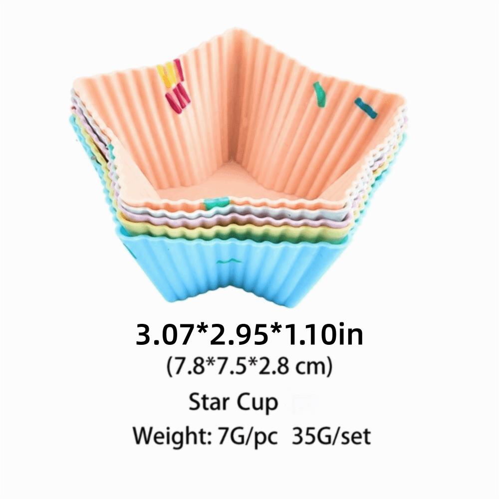 20pcs Non Stick Cake Muffin Cup Heat Resistant Chocolate Dessert Mold Baking Cup Home Baking