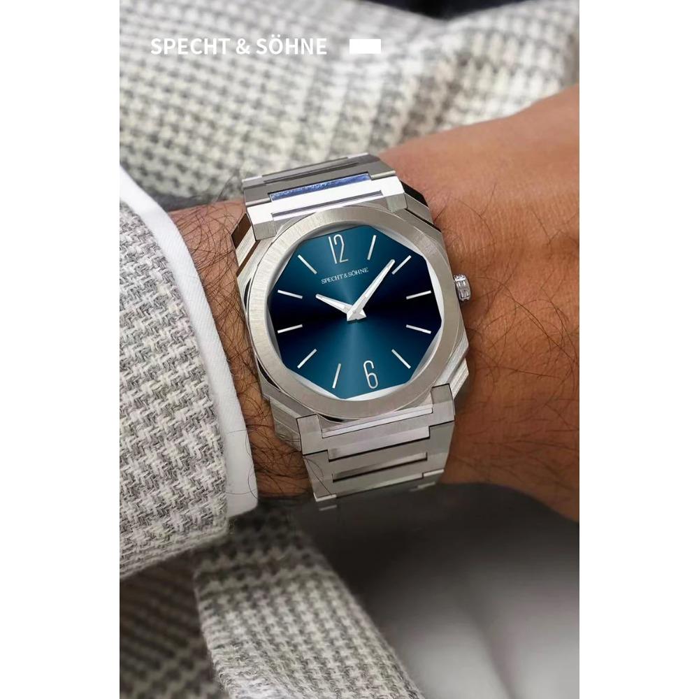 2026 New Hot Selling 38MM Specht & Söhne Quartz Watch For Men Ultrathin 316L Stainless Steel Watches Sapphire Crystal Waterproof