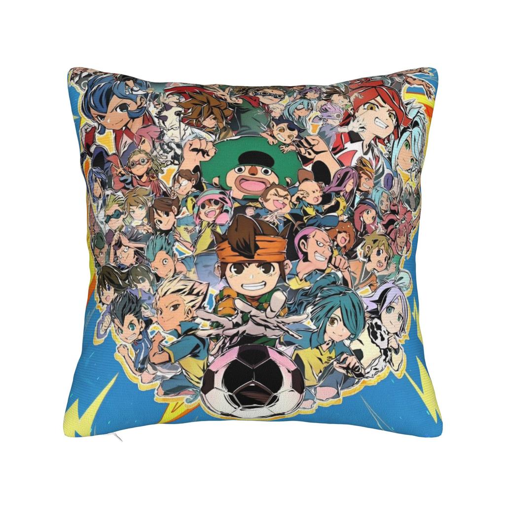 Inazuma Eleven Anime Game Pillowcase Soft Polyester Cushion Cover Gift RPG Cartoon Throw Pillow Case Cover Sofa Square