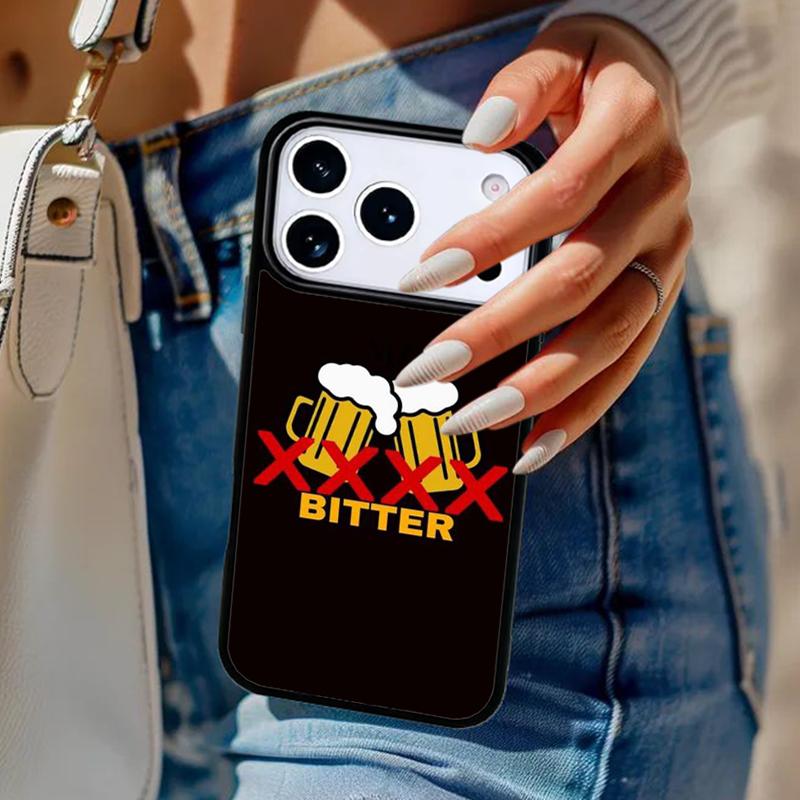 Пивная кружка Пивные пузыри Чехол для телефона Для iPhone 17 Air 14 15 13 12 Max Чехол Для Apple 14 15 16 16e 11 Pro Max Plus Coque
