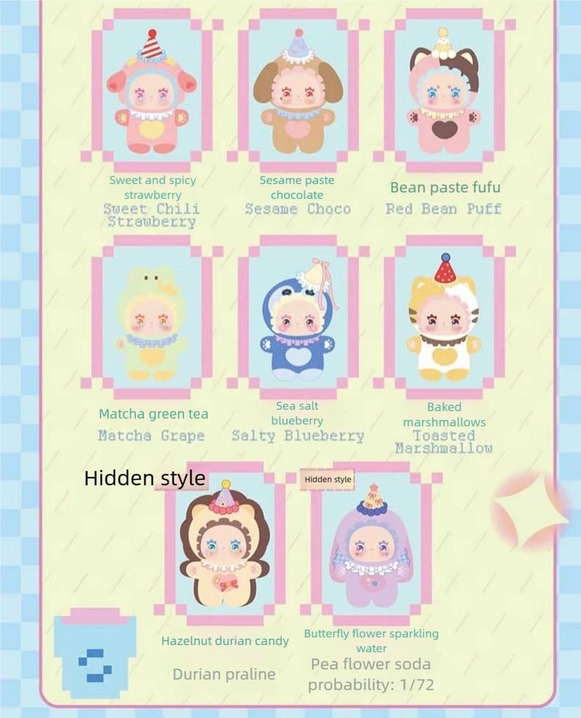 LOVELY EMMA Monster Series Plush Toy - Officially Licensed Lovely Emma Plush Toy - DreamyDreamy Blind Box - Anime-Style Plush Toy - Fluffy Material