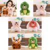 Strawberry Cat Plush Toy With Short Pile Soft Plush For Kids And Collectors