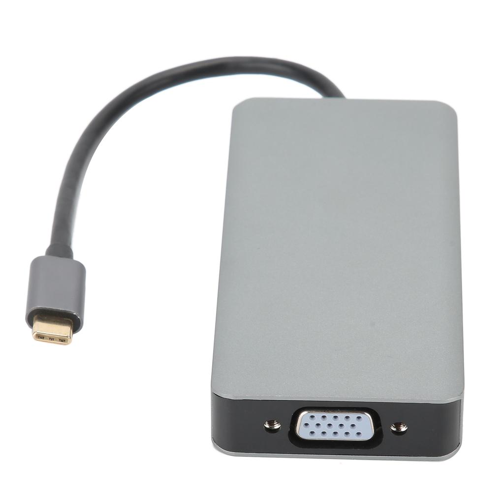 Концентратор-адаптер TypeC - HDMI-кабель VGA-конвертер USB B0504 для домашнего офисного монитора