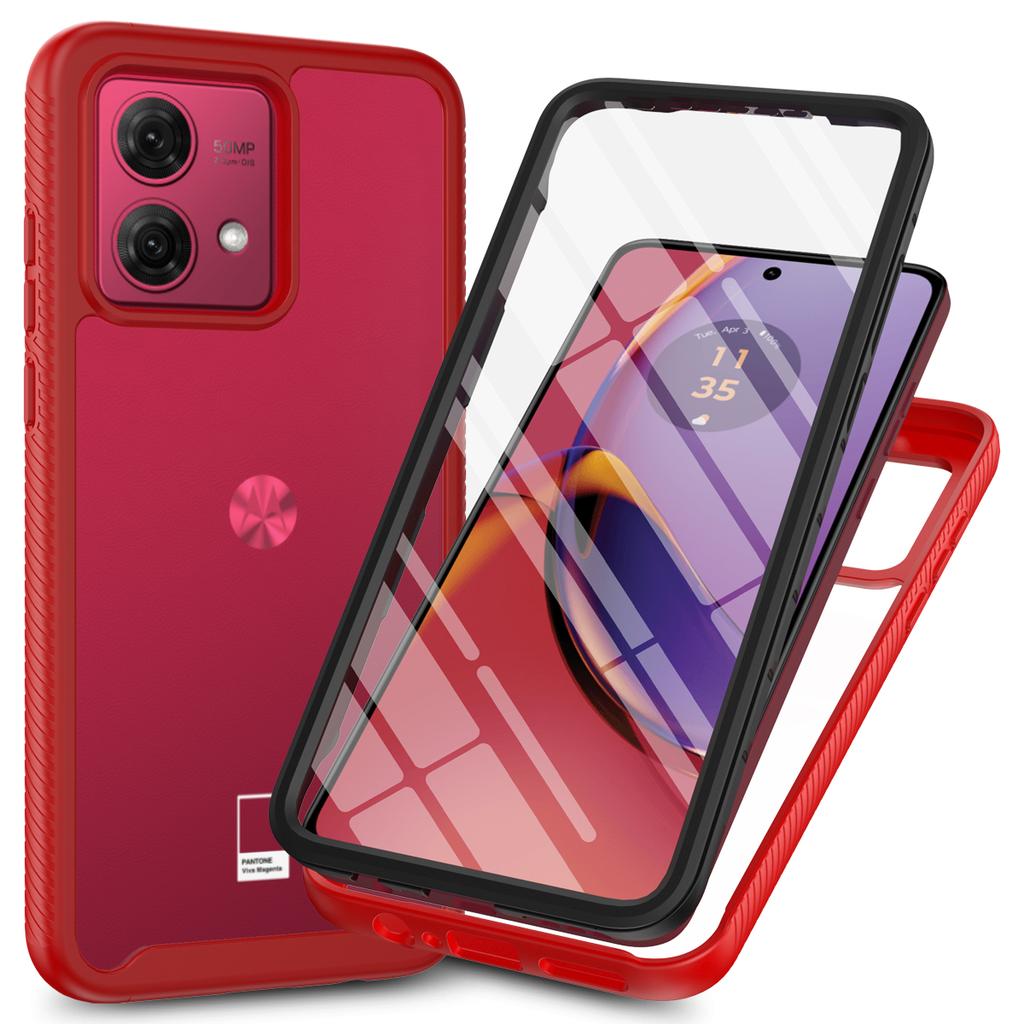 Защитный чехол для телефона Motorola Moto G84 5G с защитной пленкой для экрана из ПЭТ
