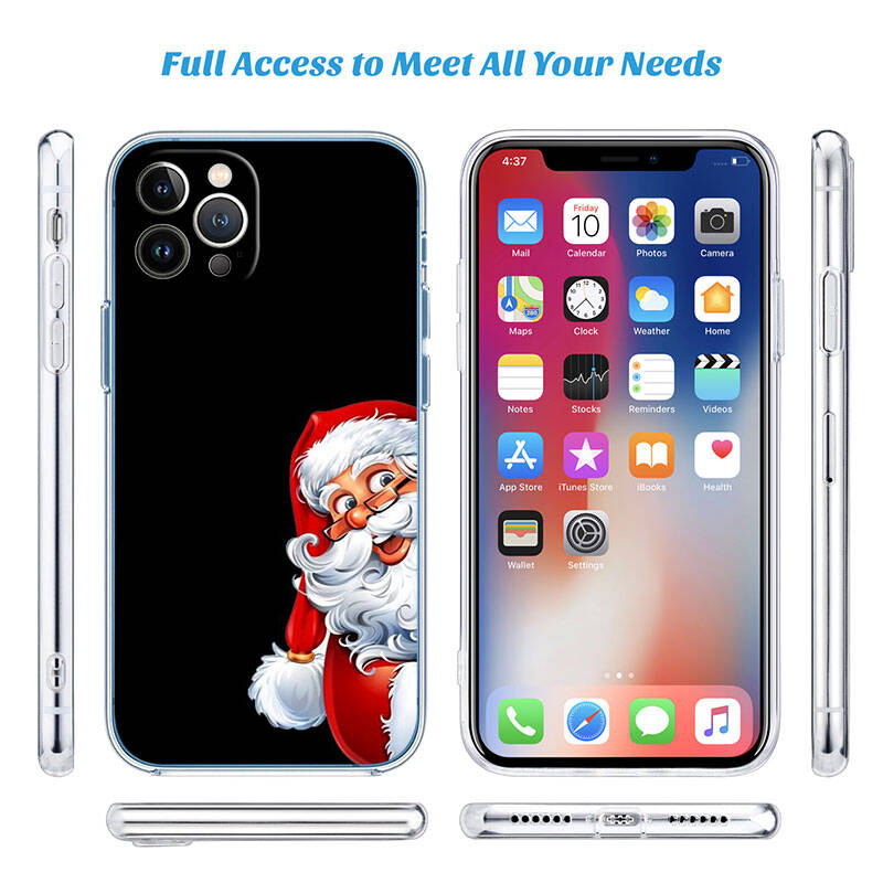 RT55 Merry Christmas Deer Gift Case for Motorola E22S E7 G6 G7 G8 G9 Plus Power Play G10 G20 G04 E30 E40 E22 E20 E13 E15 G22 G23 G05 G75 G35 G55