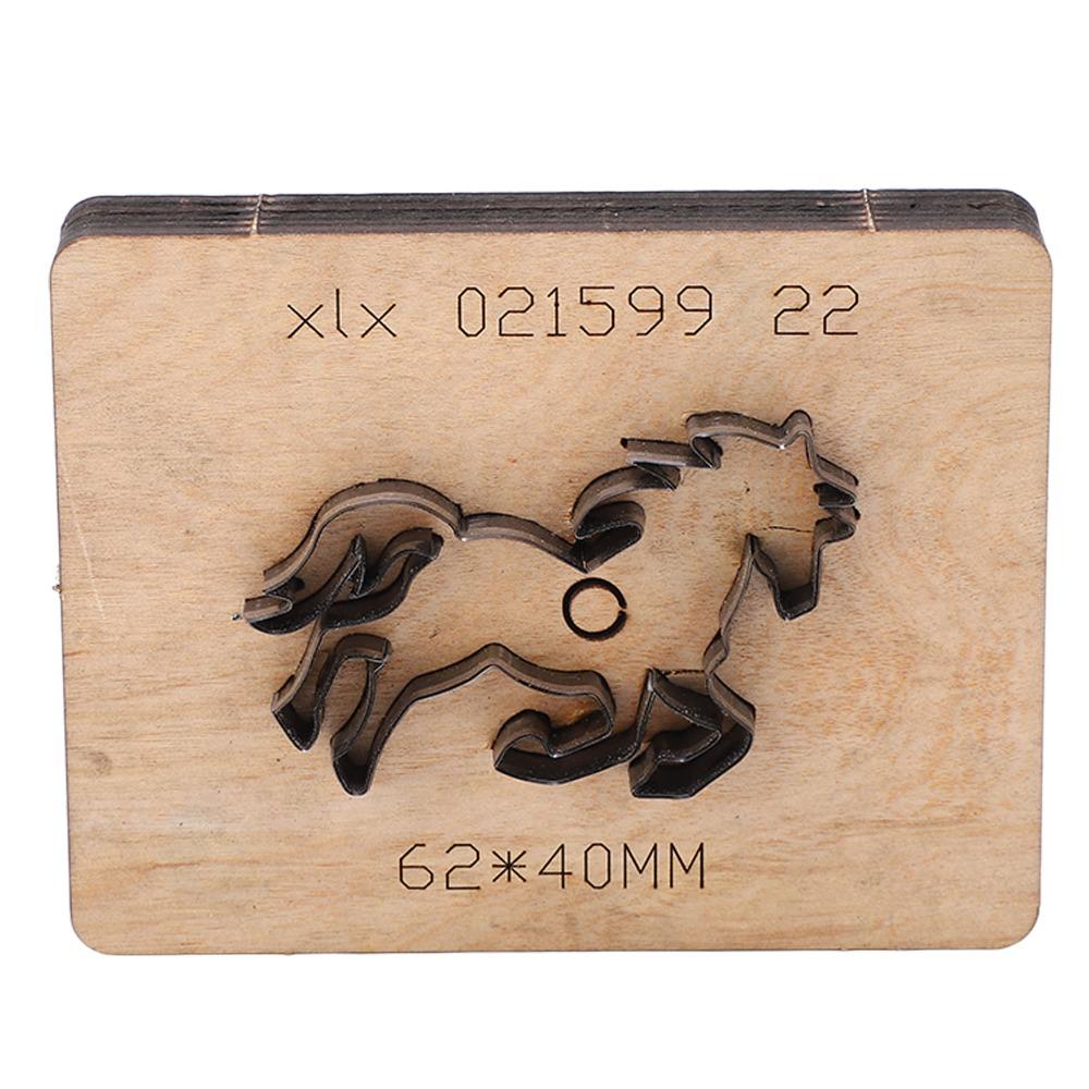 Bull Head Shape Punch Cutter Alloy Steel Craft Tool DIY Leather Cutting Die Crafting Projects