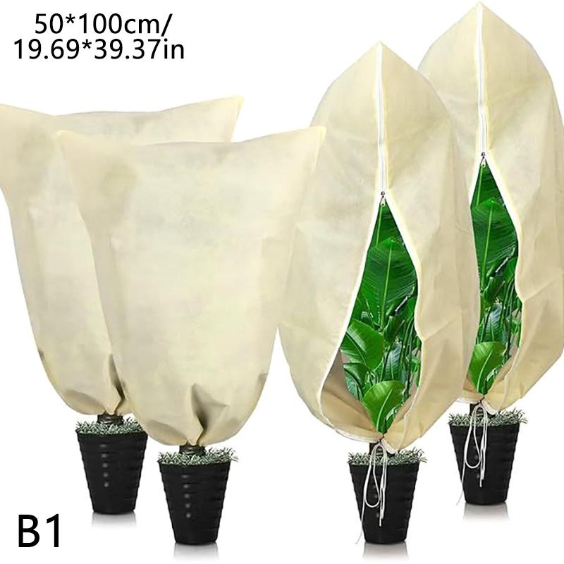 Очень большой размер Чехол для растений Зимний теплый чехол Мешок для защиты растений дерева и кустарника Защита от мороза Для садовых растений дерева