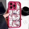 Взрывозащищенный чехол TEMU/Xiyin/TikTok Sanlio TK кот Hello Kitty для мобильного телефона Apple 16 5303