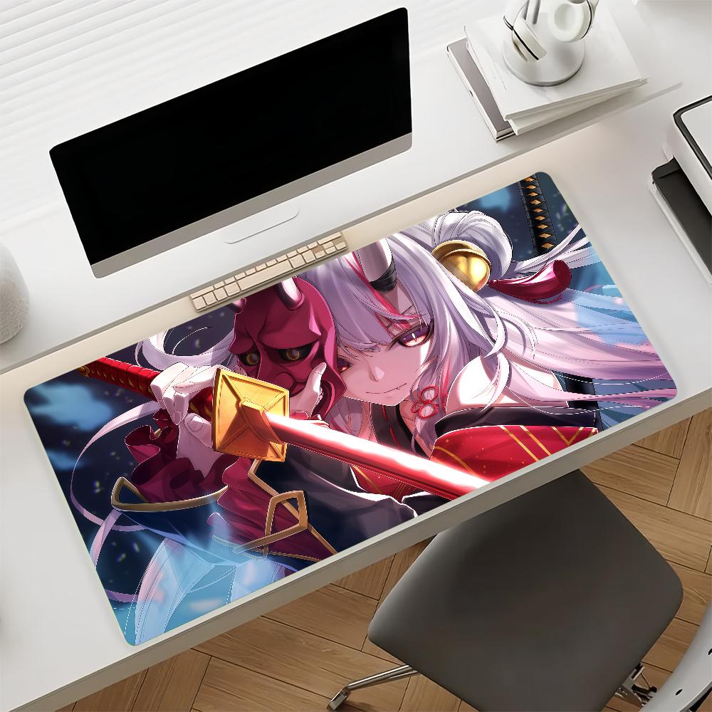 Virtual Idols N-Nakiri Ayame Mouse Pad Anti Slip Rubber Edge Locked Thickened Laptop Gaming Desk Mat