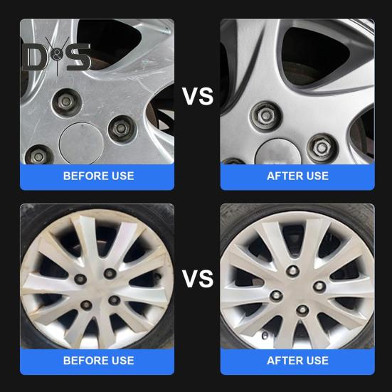 Gloss Black Rim Touch-Up Paint Pen Quick Drying Easy-to-Use Compact Size Portable Reusable Car Wheel Repair Pen