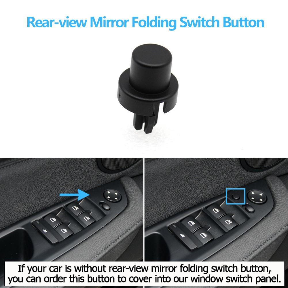 4pcs Set LHD RHD Interior Door Armrest Pull Handle Cover Trim Replacement For BMW X5 X6 E70 E71 E72