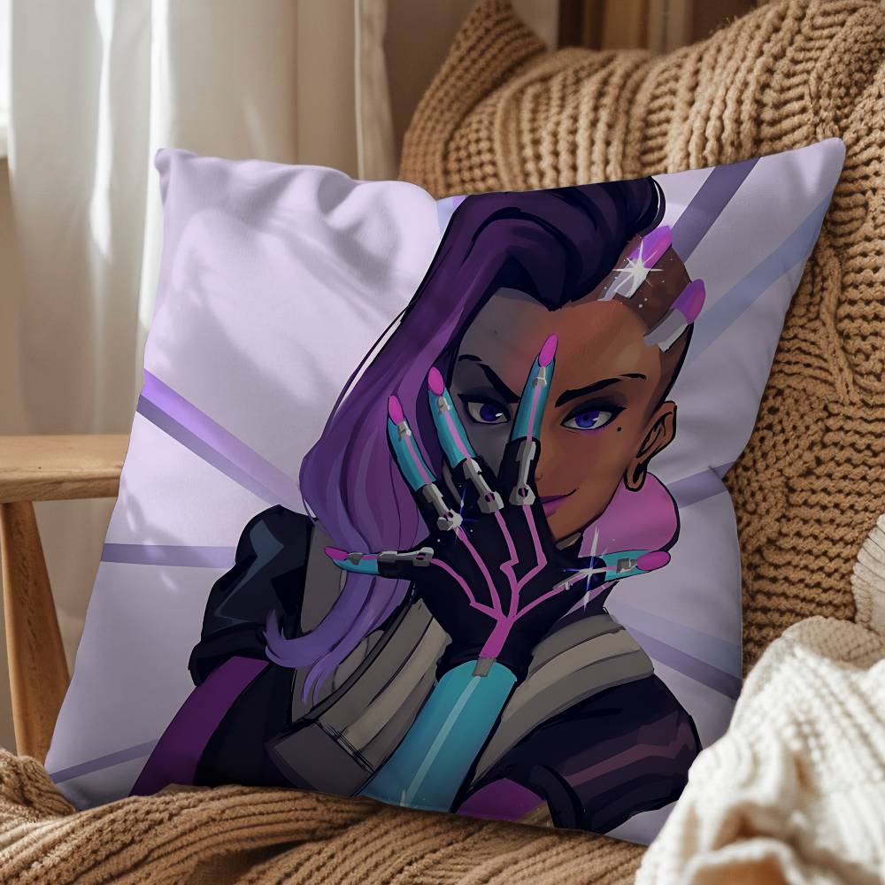 Игра Jetpack Cat Sombra Overwatch Наволочка Офисные Подушки Подходят Для Дивана Машины Спальни Декоративная Наволочка