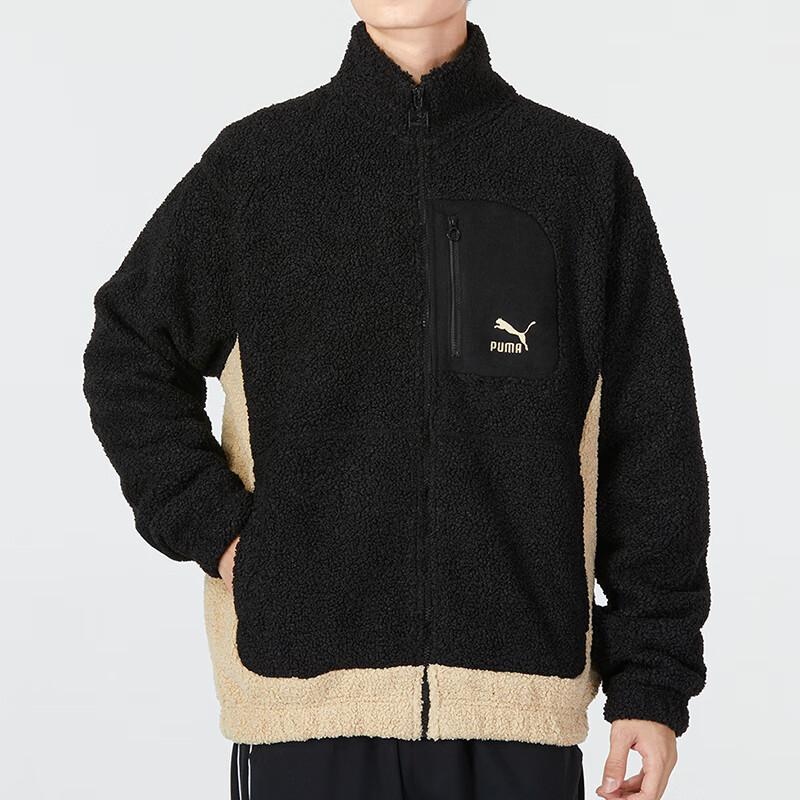 Puma Куртки Унисекс Черный Стойка Умеренный Другое 539914-01