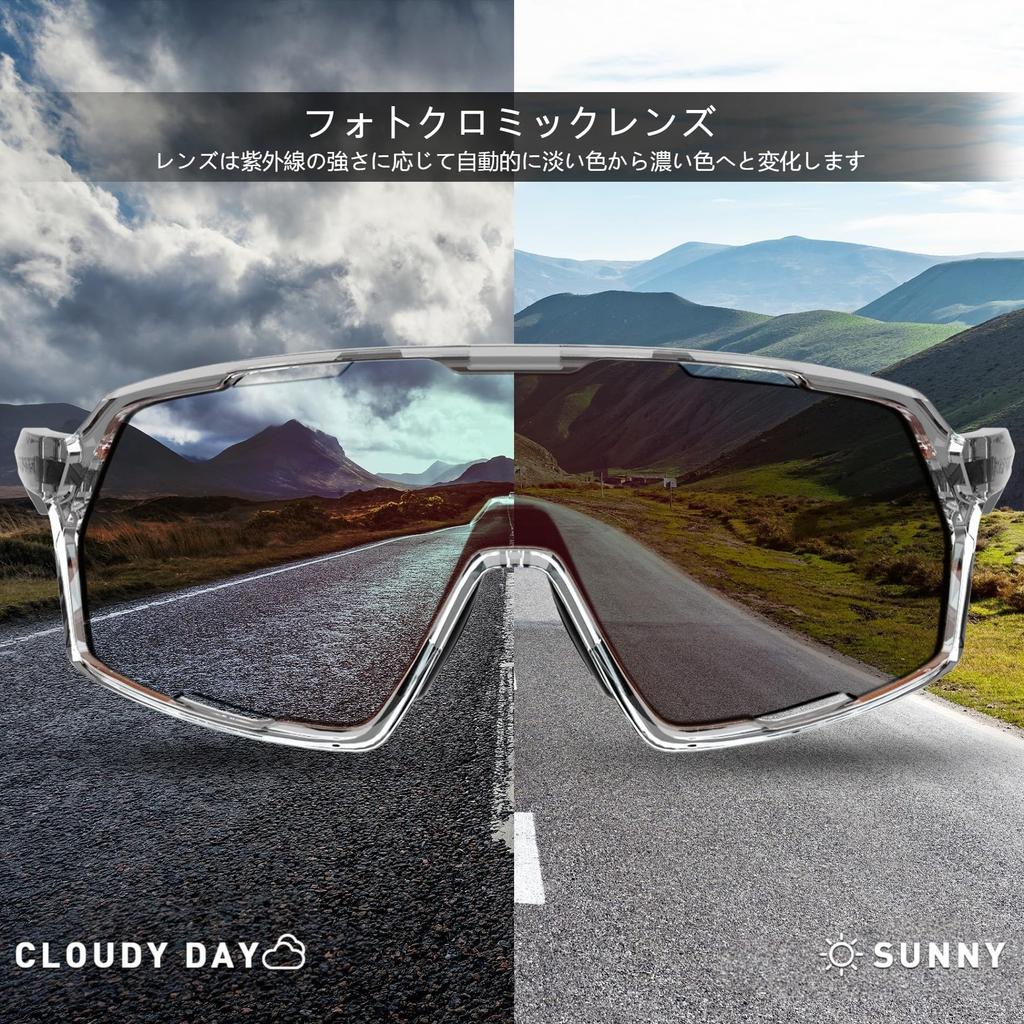 KAPVOE Polarized Sports Sunglasses, Ultra-Lightweight TR90 Frame, Blocks Over 99% of UV400 UV Rays, Impact-Resistant, Anti-Fog Lenses, for Men and