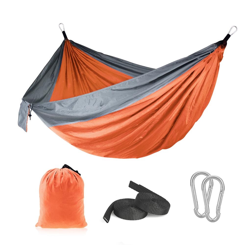 Тканевый гамак с парашютом, качели для сна, качели для одного человека, путешествия на открытом воздухе, отдых, отдых, подвесная кровать Hamak, прочный для выживания